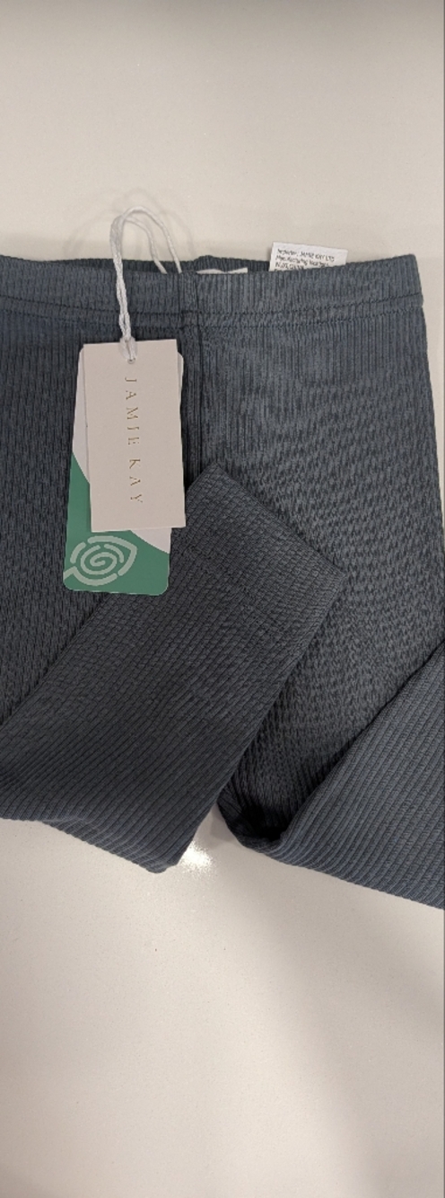 Jamie kay Kids Ribbed Joggers - Charcoal Blue
